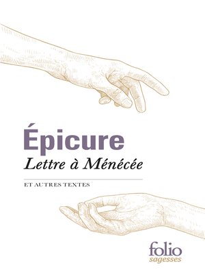 cover image of Lettre à Ménécée et autres textes
